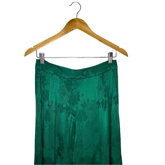 Tularossa Kelly Wrap Too and Sabra Wide Leg Trouser Pant Set Size M/L Green - Picture 10 of 15
